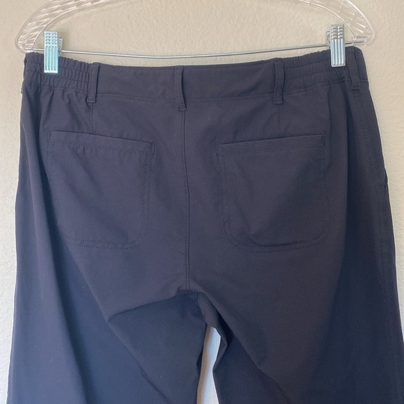 Athleta utility slacks black women’s 10 ten straight leg EUC - Picture 5 of 7